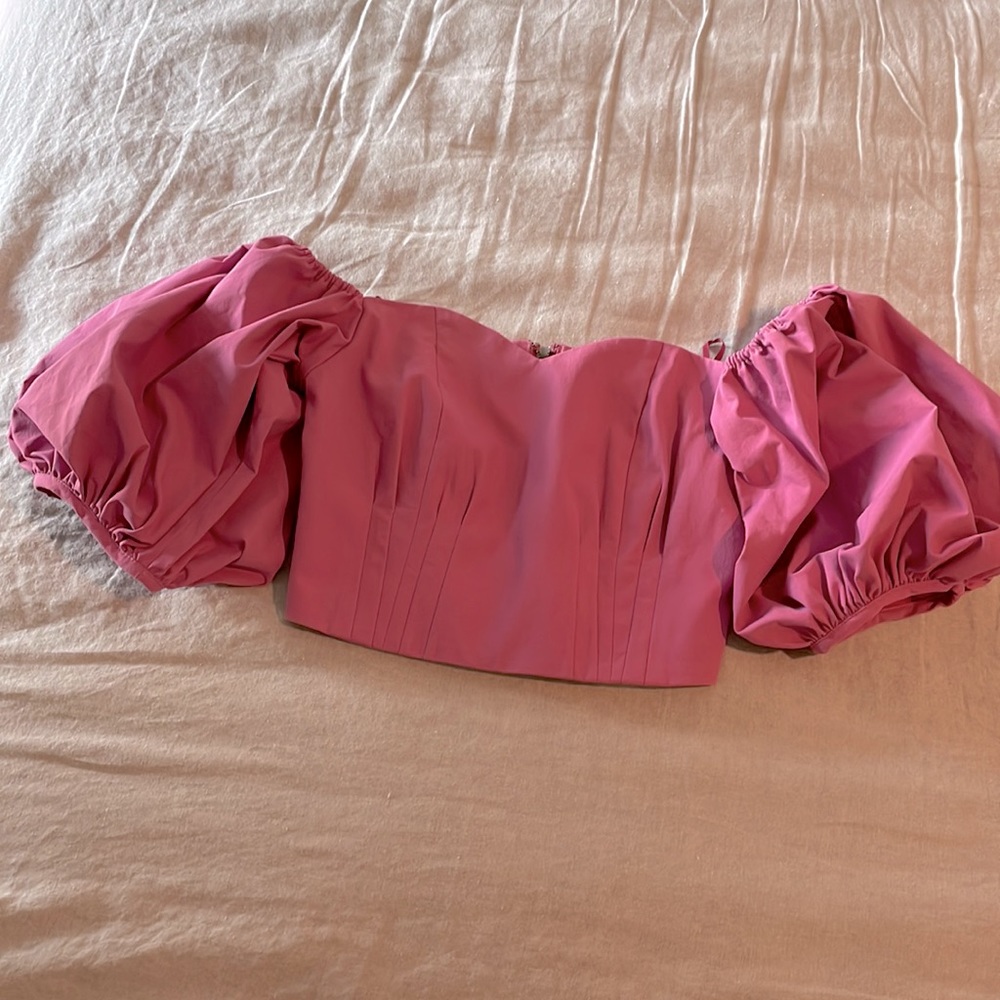 Cute Lily Brown Crop Top!!🥰🥰 free size and super new!!!!